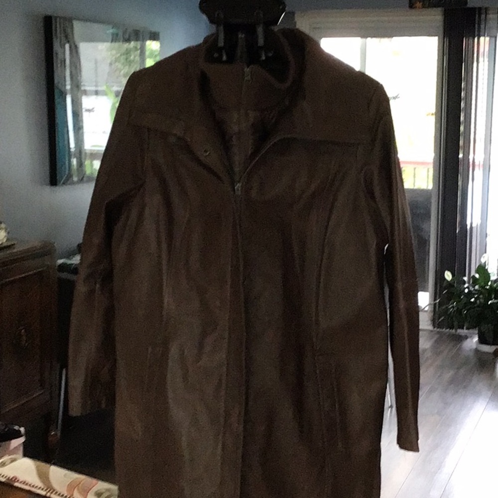 Danier Brown Leather Jacket